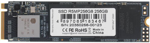 

SSD диск AMD M.2 2280 256GB [R5MP256G8], SSD диск AMD Radeon R5 NVMe 256GB (R5MP256G8)