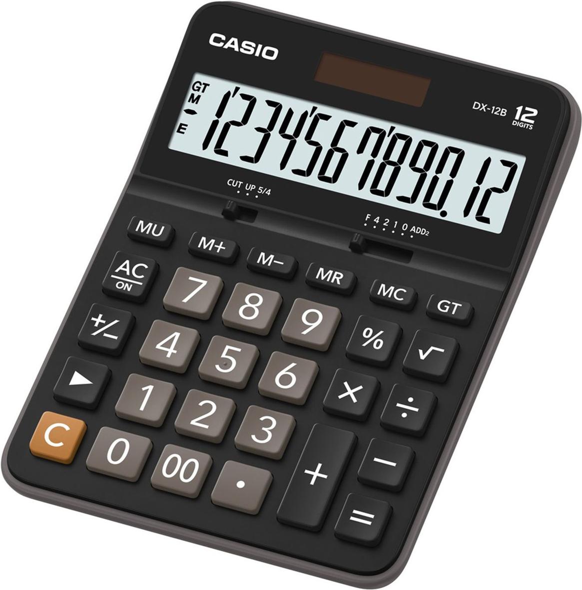 

Калькулятор Casio DX-12B бухгалтерский черный, DX-12B бухгалтерский