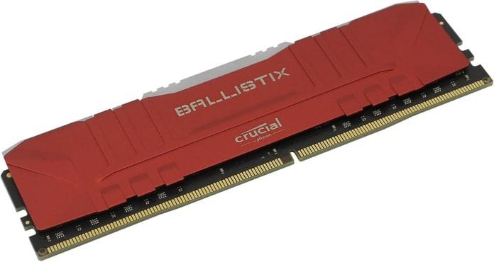 

Оперативная память Crucial Ballsitix Red 16GB DDR4 3000MT/s, Ballsitix Red 16GB DDR4 3000MT/s