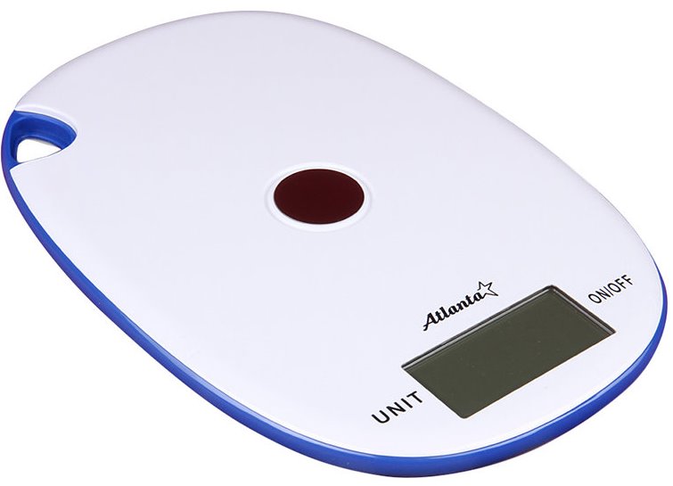 

Кухонные весы Atlanta ATH-6211 (белый/голубой), ATH-6211