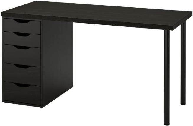 

Стол письменный Ikea Лагкаптен / Алекс черно-коричневый [694.321.72], Лагкаптен / Алекс