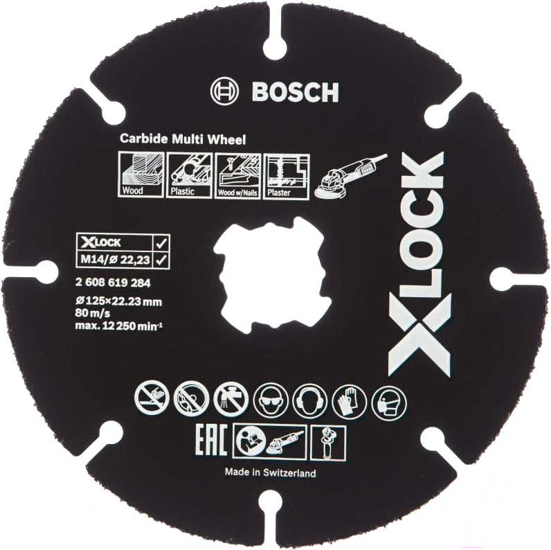 

Отрезной круг Bosch Multi Wheel D125 22 мм X-LOCK [2.608.619.284], Отрезной круг Bosch Multi Wheel D125 22 мм X-LOCK 2.608.619.284