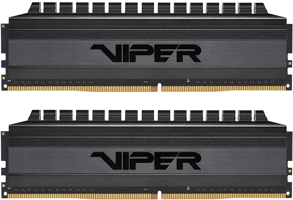 

Оперативная память Patriot DDR 4 DIMM 16Gb PC33000 [PVB416G413C8K], Оперативная память Patriot Viper 4 Blackout 2x8GB DDR4 PC4-33000 (PVB416G413C8K)