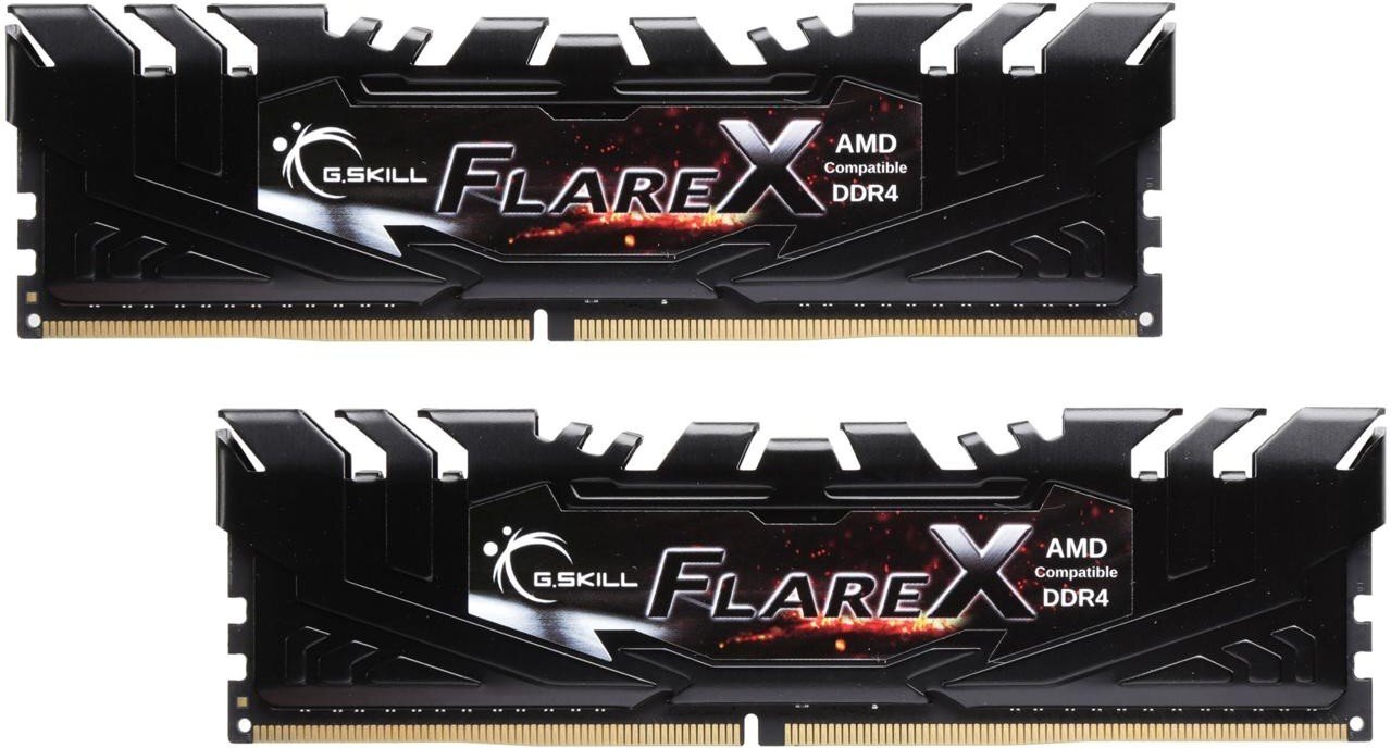 

Оперативная память G.Skill Flare X 2x8GB DDR4 PC4-25600, Оперативная память G.Skill Flare X 2x8GB DDR4 PC4-25600 (F4-3200C16D-16GFX)