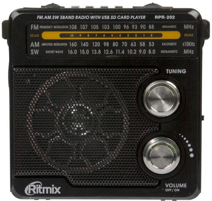 

Радиоприемник Ritmix RPR-202 BLACK