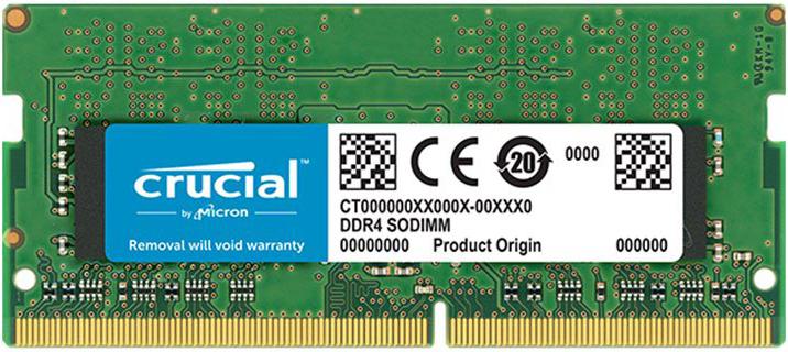 

Оперативная память DDR4 Crucial CT2G4SFS624A, SO-DIMM 2GB DDR4 PC4-19200
