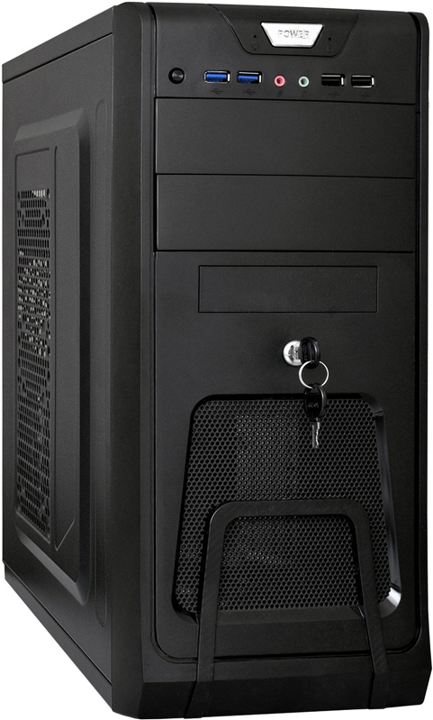 

Корпус ExeGate CP-603UB ATX 350W Black, Корпус для компьютера ExeGate CP-603UB ATX 350W EX283215RUS Black