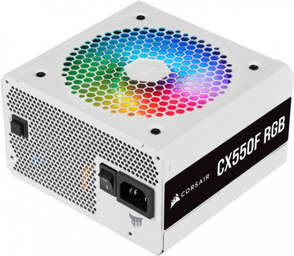 

Блок питания Corsair CX550F RGB [CP-9020225-EU], Блок питания Corsair CX550F RGB White 550W (CP-9020225-EU)