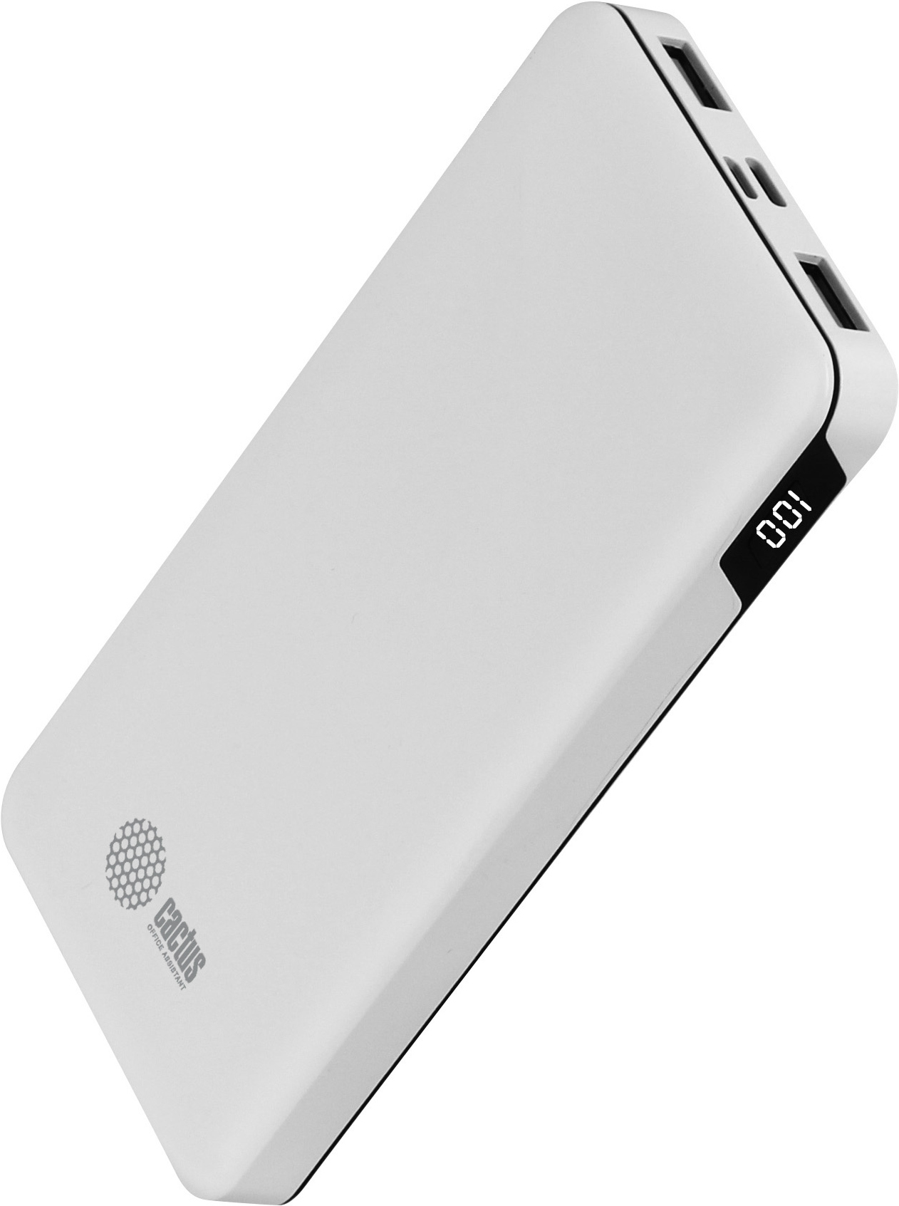 

Внешний аккумулятор Cactus CS-PBFSKT-10000 белый