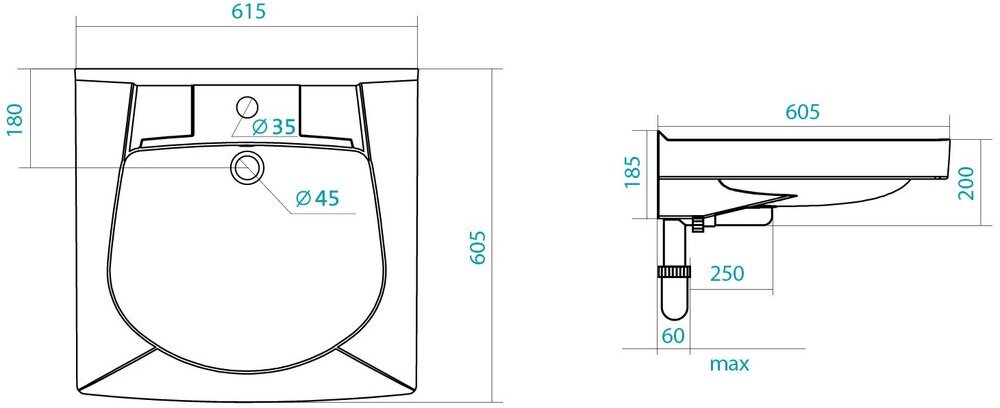 

Умывальник Santek Пилот-60 61.5x60.5 [1.WH30.1.971], Умывальник Santek Пилот-60 61.5x60.5 (1.WH30.1.971)