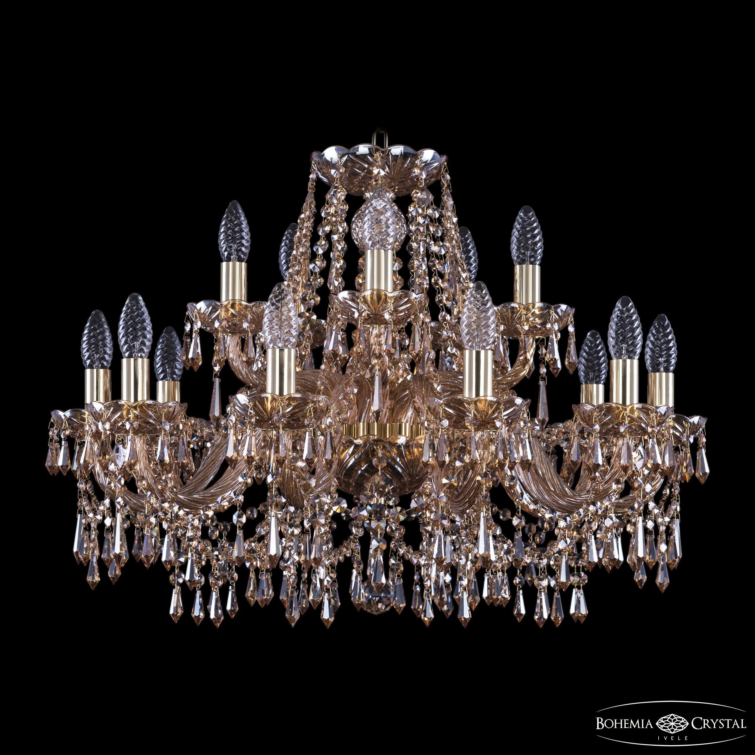 

Подвесная люстра Bohemia Ivele Crystal 1403/10+5/240 G M721