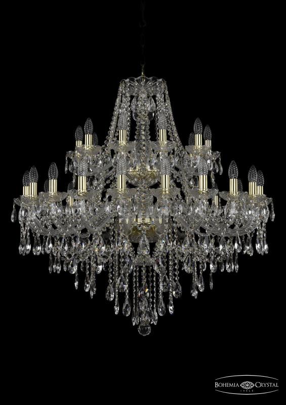 

Подвесная люстра Bohemia Ivele Crystal 1415/20+10/360/2d/G