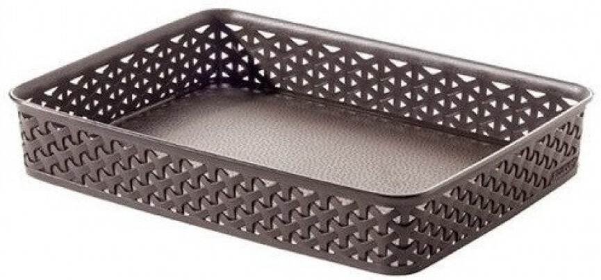 

Корзина Curver MY STYLE BASKET A4 темно-коричневая [203396], Корзина Curver My Style A4 203396 (темно-коричневый)