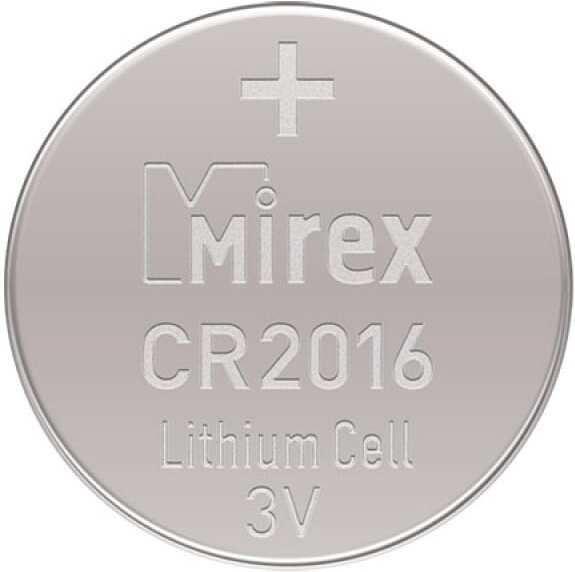 

Батарейка Mirex CR2016 литиевая блистер 2 шт [23702-CR2016-E2], Батарейка Mirex CR2016 литиевая блистер 2 шт 23702-CR2016-E2