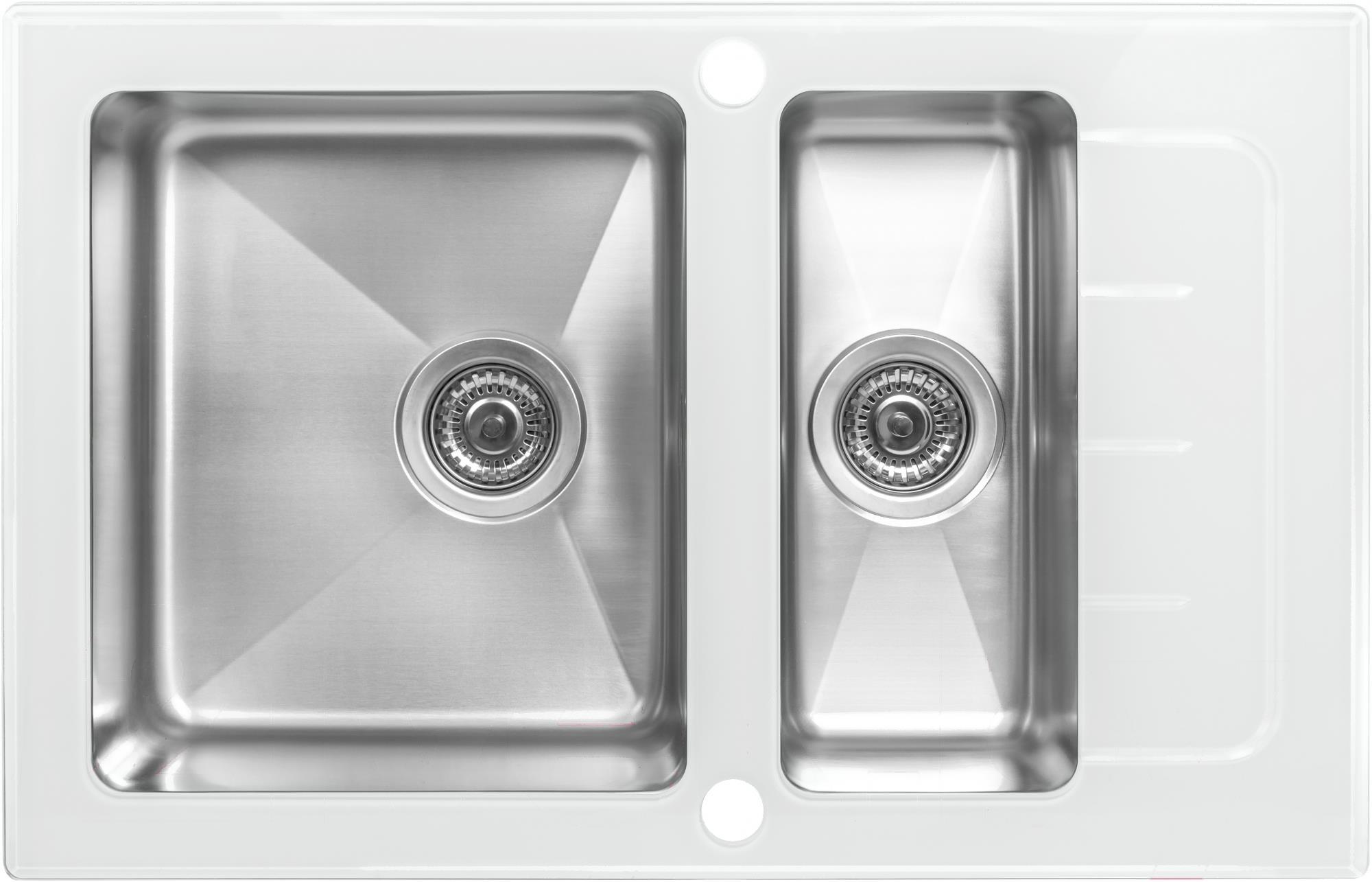 

Кухонная мойка ZorG GS 7850-2 White, Кухонная мойка ZorG GS 7850-2 (белый)