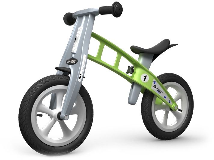 

Беговел FirstBIKE Street с тормозом зеленый, Street без тормоза