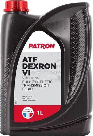 

Трансмиссионное масло Patron Original ATF Dexron VI 1л