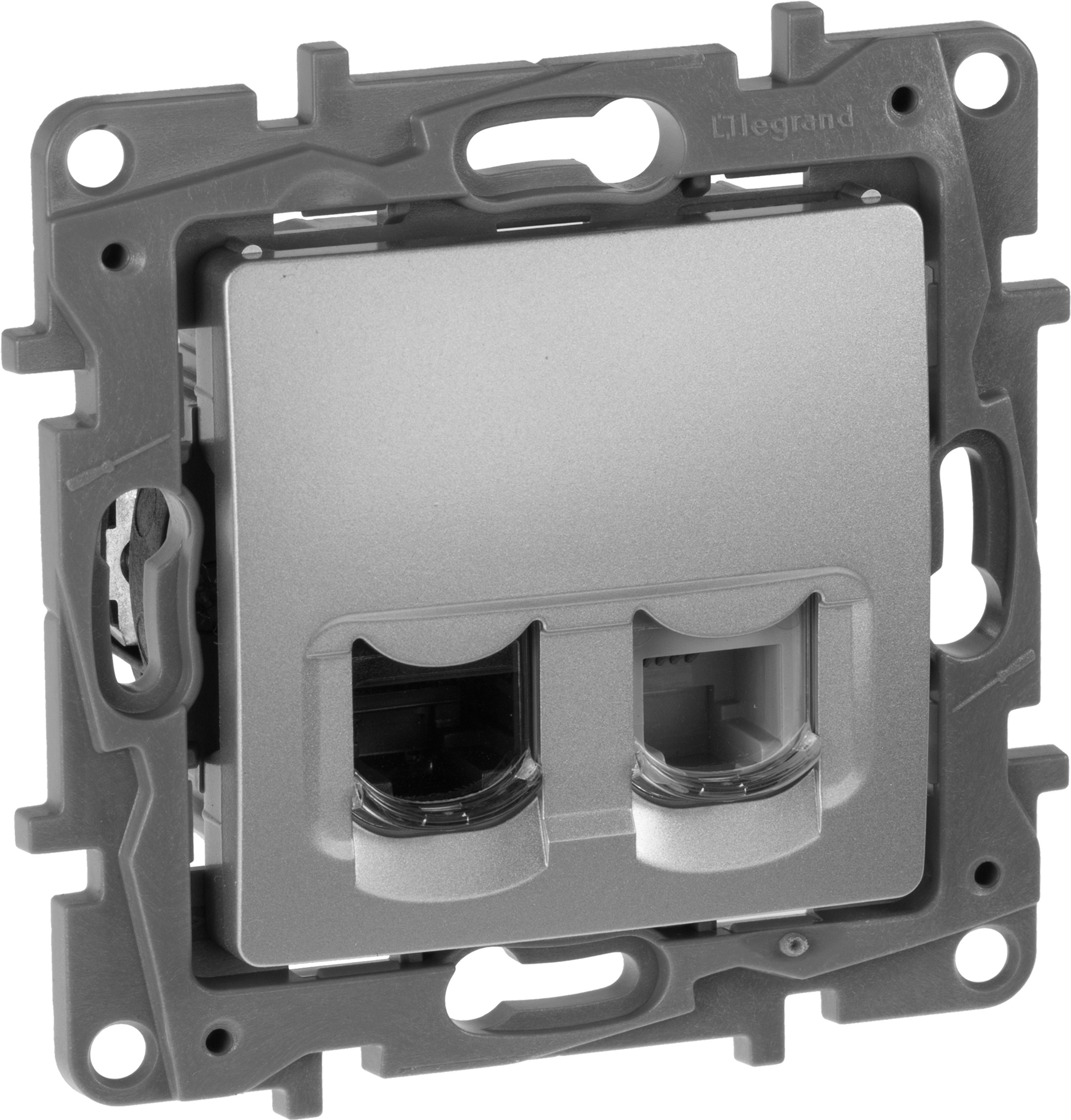 

Розетка Legrand Etika 672452 алюминий