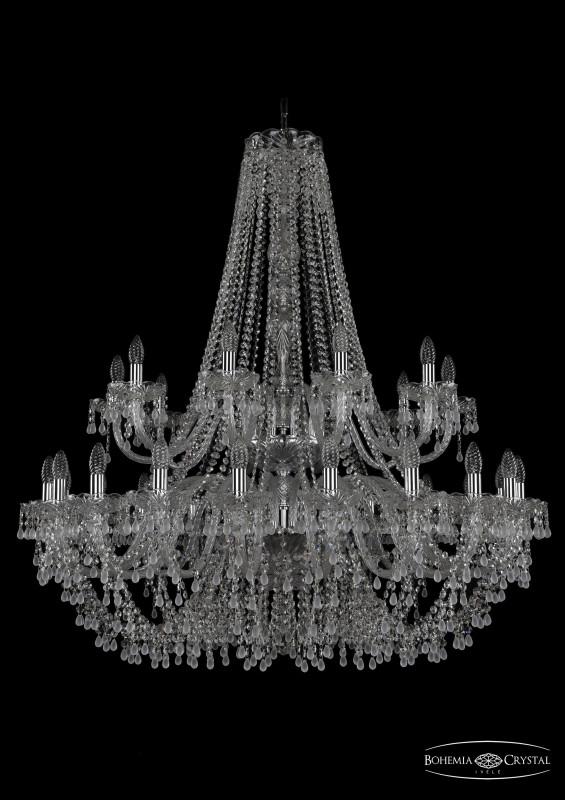 

Подвесная люстра Bohemia Ivele Crystal 1410/20+10/400/2d/Ni/V0300