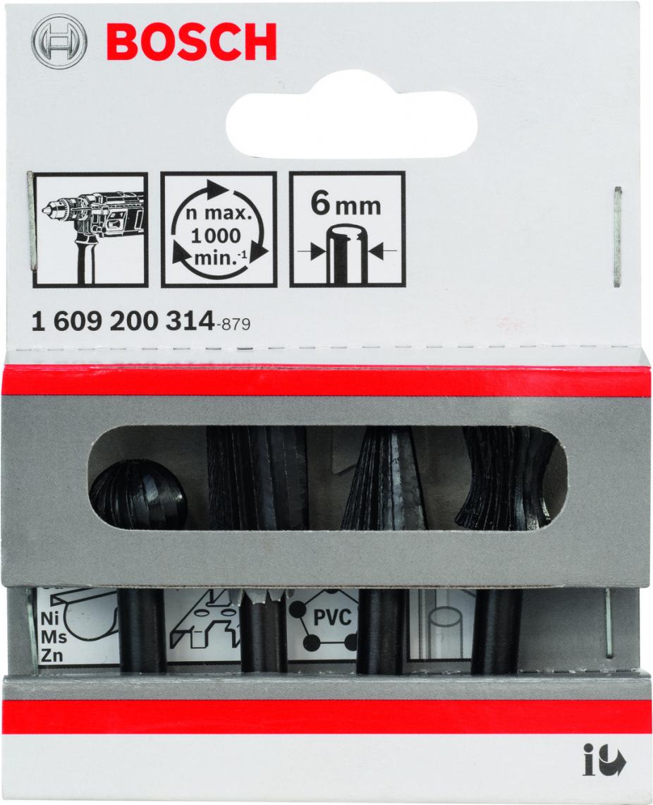 

Набор оснастки Bosch 1.609.200.314, Фреза Bosch 4 штуки с хвостовиком 1.609.200.314