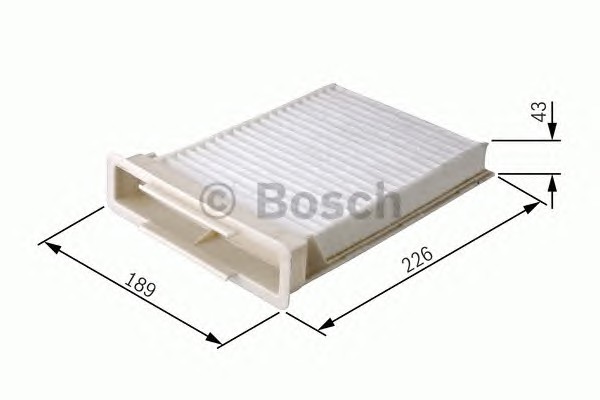 

Салонный фильтр Bosch 1987432120, 1987432120
