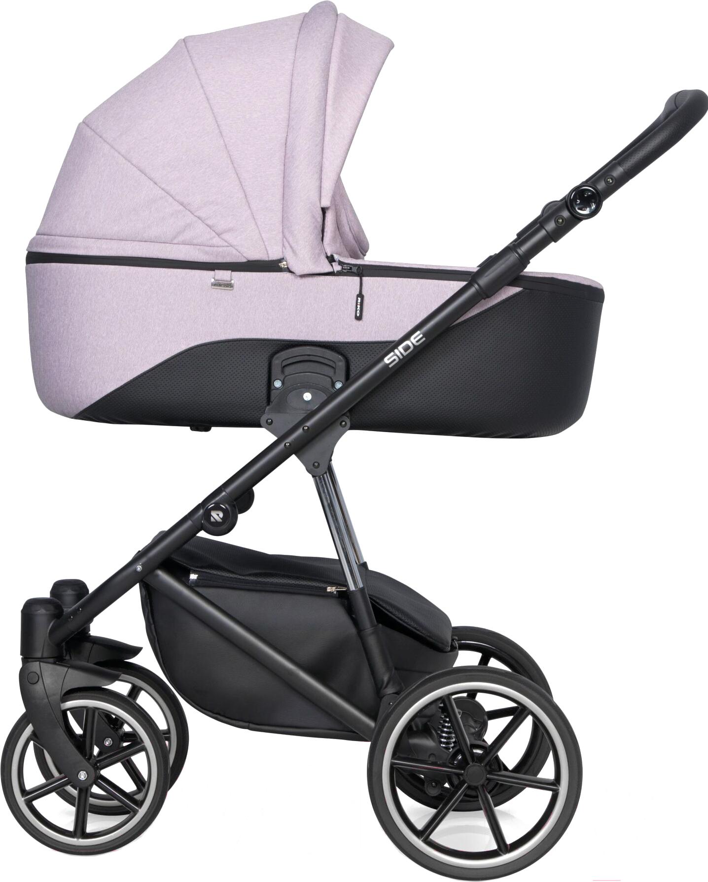

Детская универсальная коляска Riko Side 3в1 02/rose [136649], Side 3в1