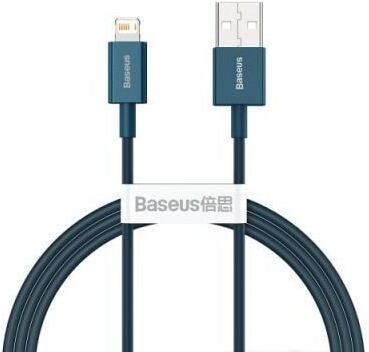 

Кабель Baseus CALYS-A03 Superior Series Fast Charging Data Cable USB to Lightning 2.4A 1m Blue, Кабель Baseus CALYS-A03 Superior Series Fast Charging Data Cable USB to Lightning 2.4A 1m Blue (Baseus Superior Series Fast Charging Data Cable USB to iP 2.4A 