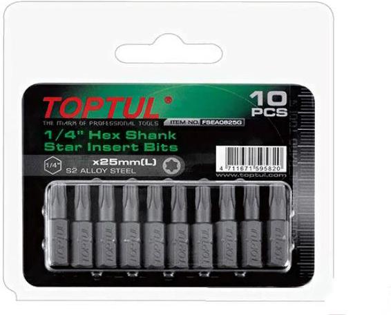

Насадка слесарная Toptul TORX T25*25 1/4 [FSEA0825G], Насадка слесарная Toptul TORX T25*25 1/4 FSEA0825G