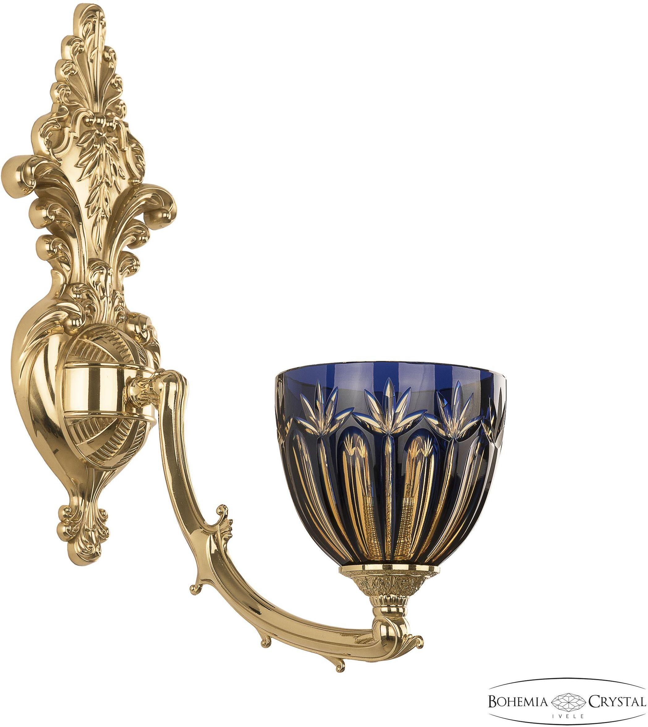 

Подвесная люстра Bohemia Ivele Crystal 7211B15/1/210 G P1 U Amber-Blue/H-1I