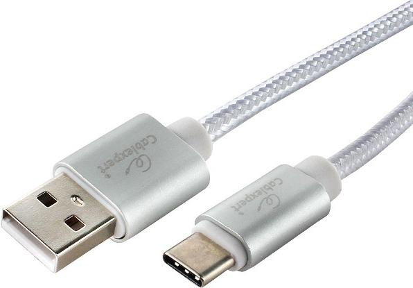 

Кабель USB2.0 Cablexpert CC-U-USBC01S-1.8M серебристый, CC-U-USBC01S-1.8M