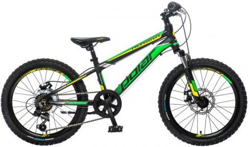 

Велосипед детский Polar Alaska 20'' черный/желтый/зеленый, Alaska 20