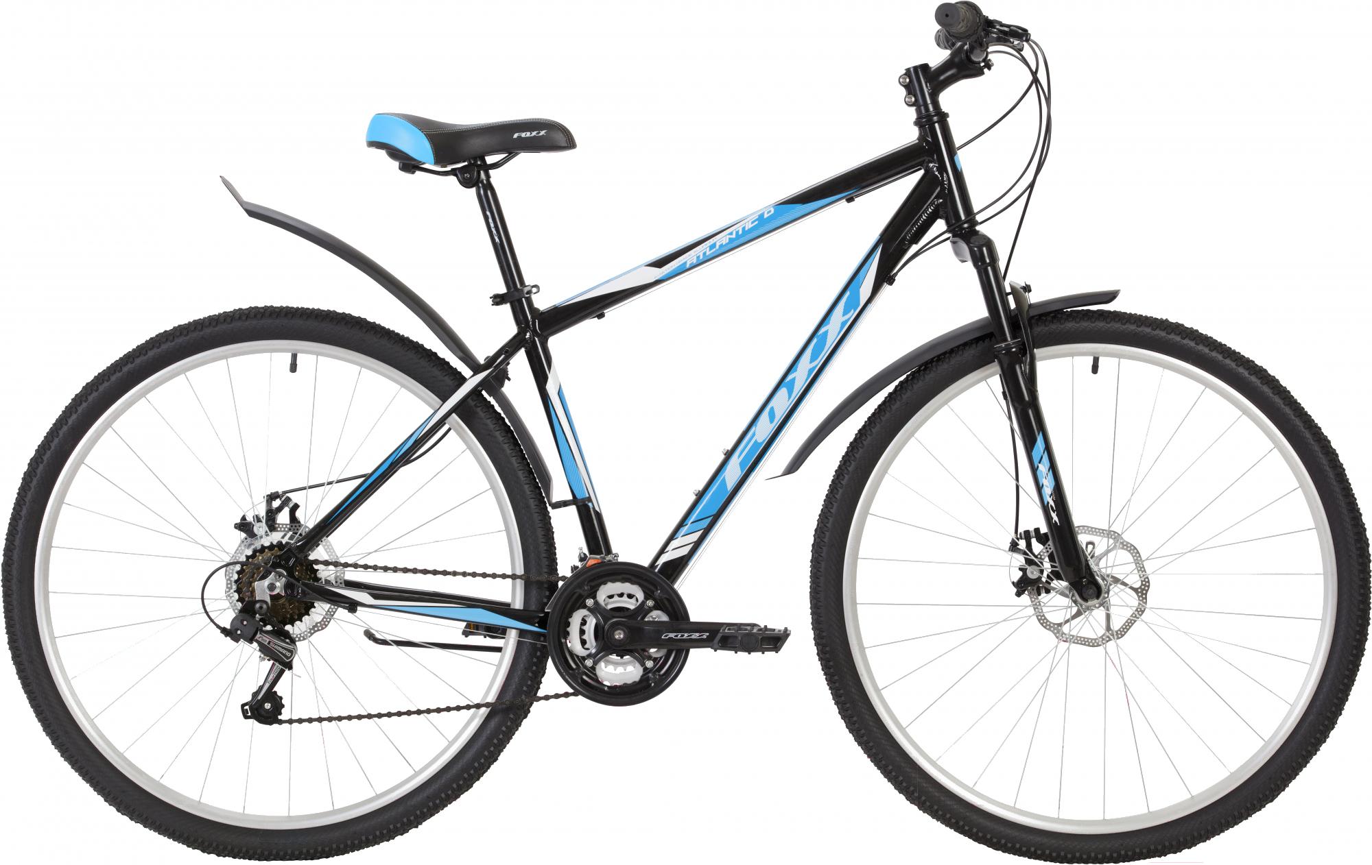 

Велосипед Foxx Atlantic D 29'' рама 18 дюймов 2019 черный [29AHD.ATLAND.18BK9], Atlantic D