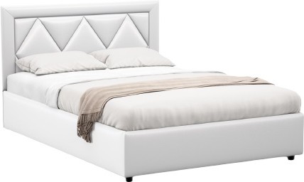

Кровать Moon Trade Elaina 1223 [К002681], Кровать Moon Trade 1223 140 x 200 БМ экокожа К002681 белый