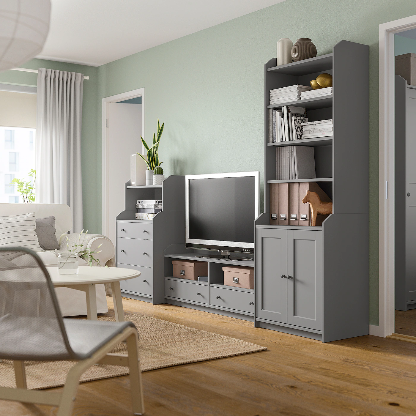 

ТВ-тумба Ikea Хауга [093.887.23], Хауга