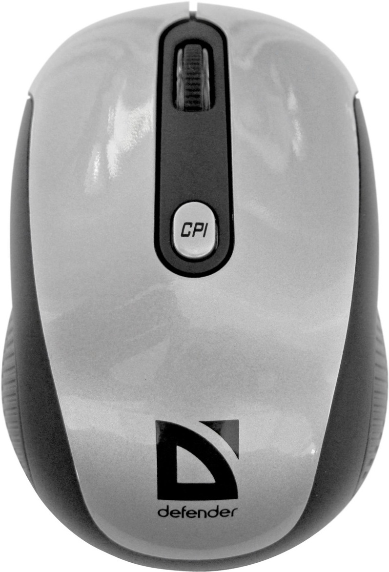 

Мышь беспроводная Defender Optimum MS-125 Nano серый USB 52125, Мышь Defender Optimum MS-125 Nano 52125