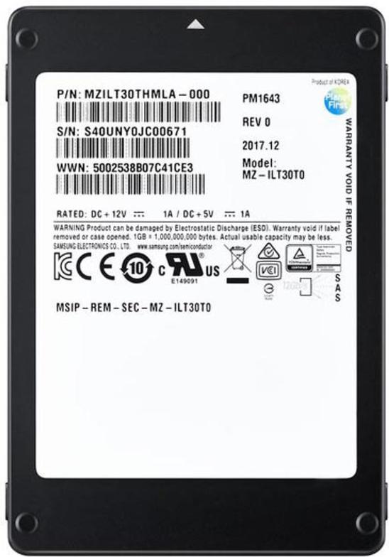 

SSD диск Samsung Enterprise 2.5SFF 7.680GB [MZILT7T6HMLA-00007], Enterprise 2.5"SFF 7.680GB