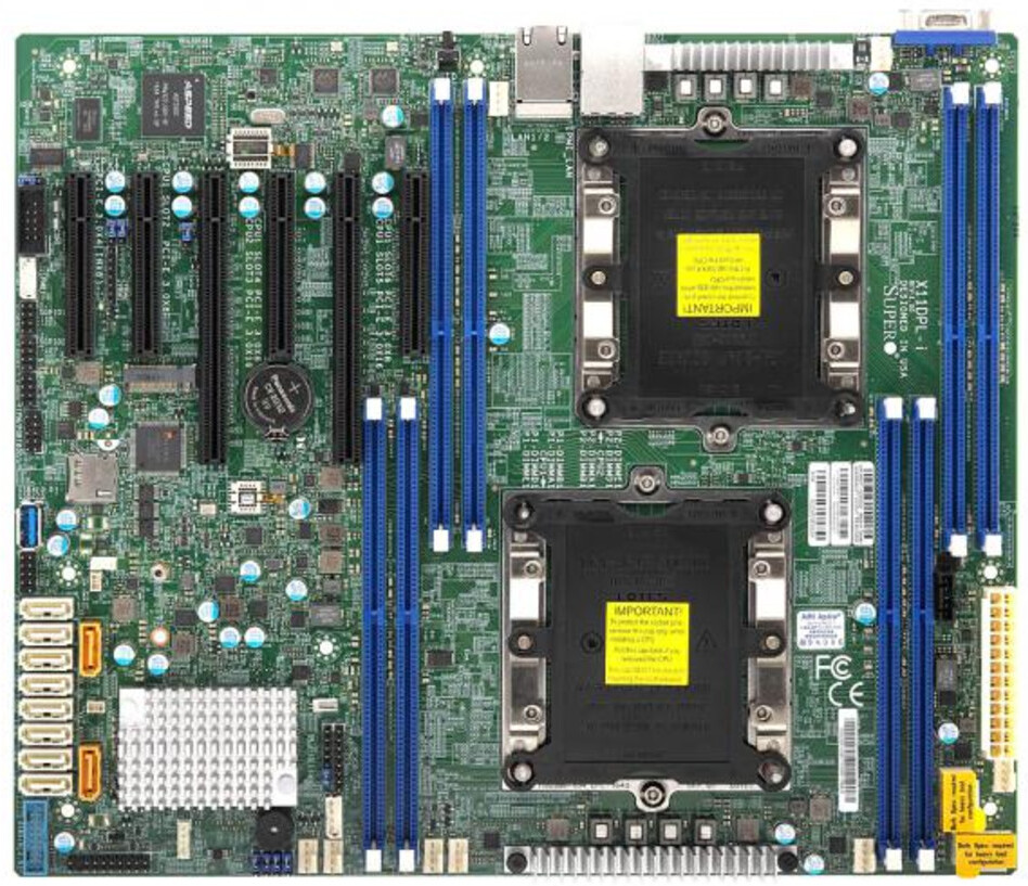 

Материнская плата Supermicro MB X11DPL-i Dual LGA 3647 [MBD-X11DPL-I-B], Материнская Плата SuperMicro MBD-X11DPL-I-B)