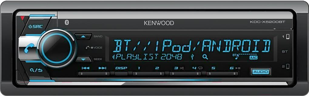

Автомагнитола Kenwood KDC-X5200BT, KDC-X5200BT