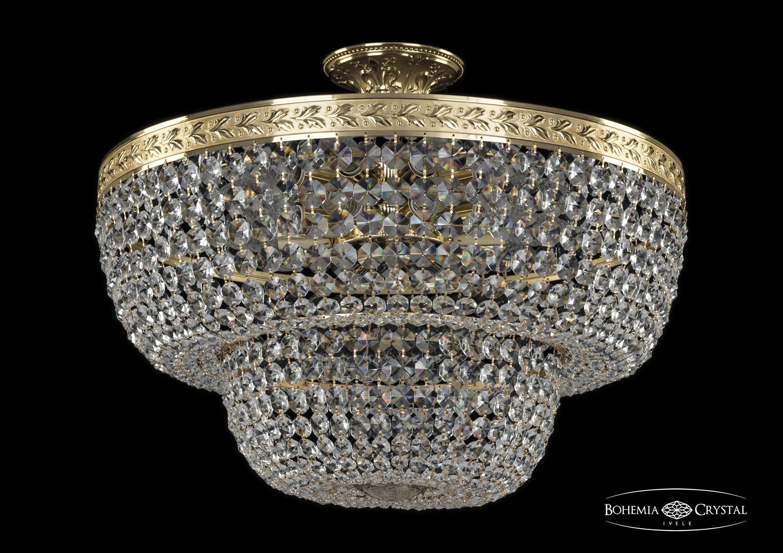 

Люстра на штанге Bohemia Ivele Crystal 19101/60IV G