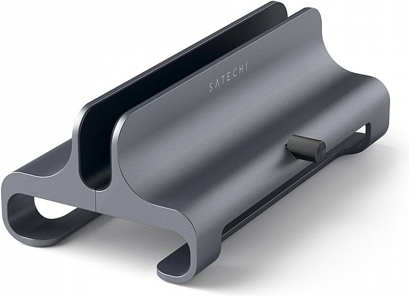 

Подставка для ноутбука Satechi Universal Vertical Aluminum Laptop Stand серый космос [ST-ALVLSM], Universal Vertical Aluminum Laptop Stand