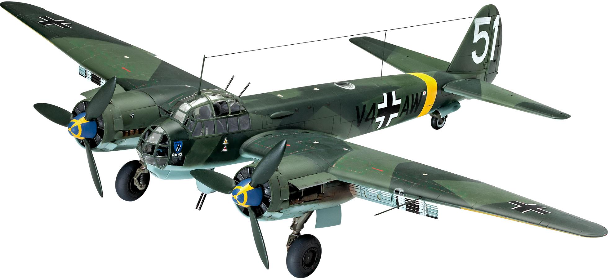 

Сборная модель Revell Многоцелевой самолет Junkers Ju88 A-4 [03935], Многоцелевой самолет Junkers Ju88 A-4