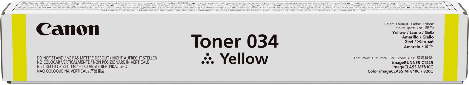 

Тонер Canon 034 желтый [9451B001], Тонер Canon 034 9451B001 желтый