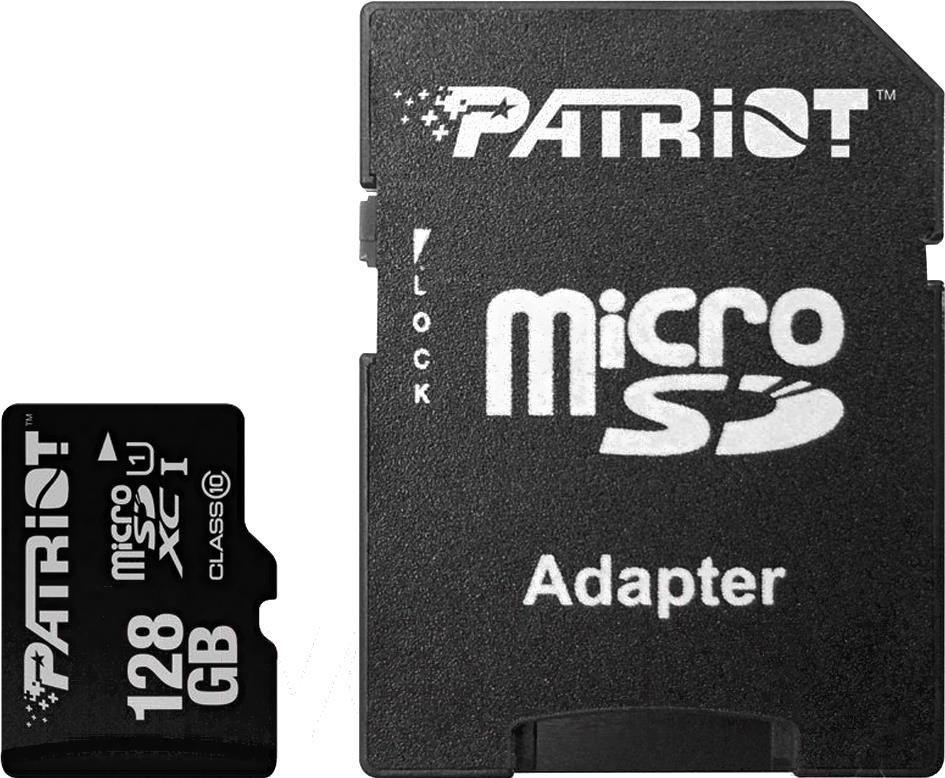 

Карта памяти Patriot microSDXC LX Series (Class 10) 128GB + адаптер [PSF128GMCSDXC10], Карта памяти Patriot microSDXC LX Series (Class 10) 128GB + адаптер PSF128GMCSDXC10