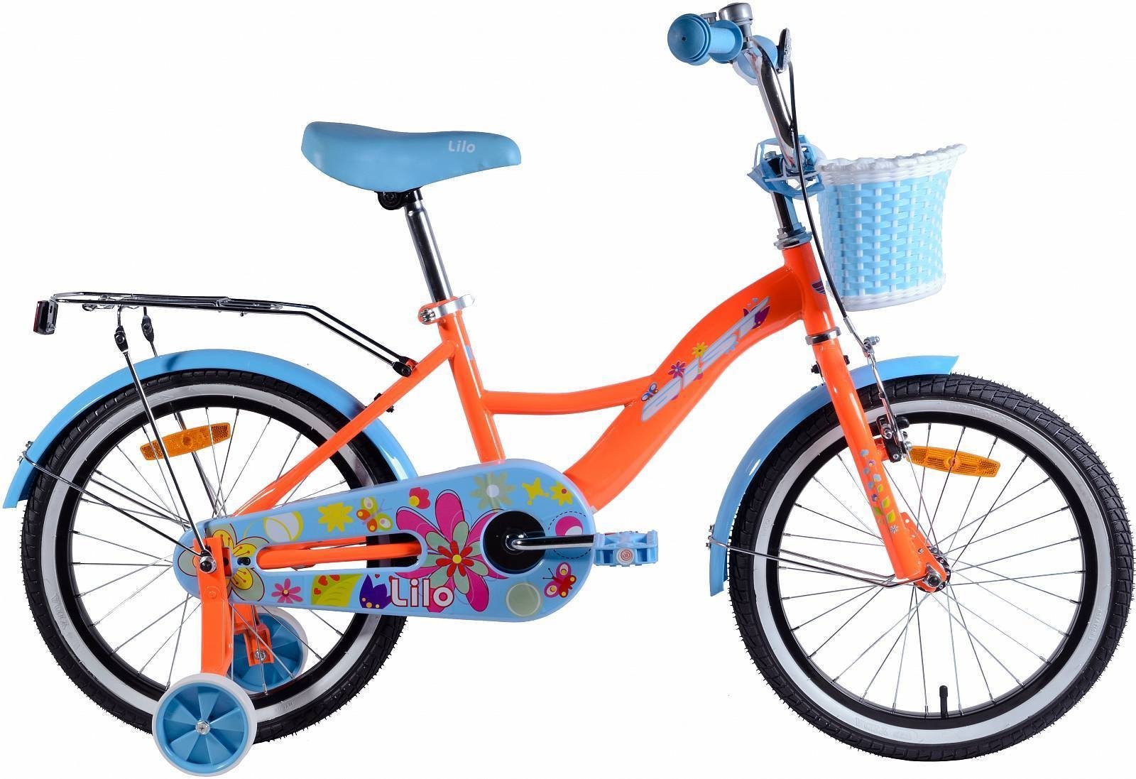 

Велосипед детский AIST Lilo 18'' 2020 оранжевый, Lilo 18 2020