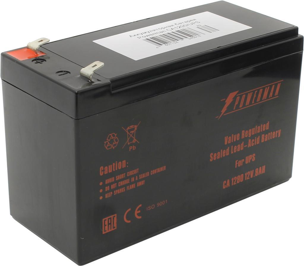 

Аккумулятор для ИБП Powerman CA1290 12V/9AH, Аккумулятор Powerman CA1290 (12V, 9Ah) для UPS