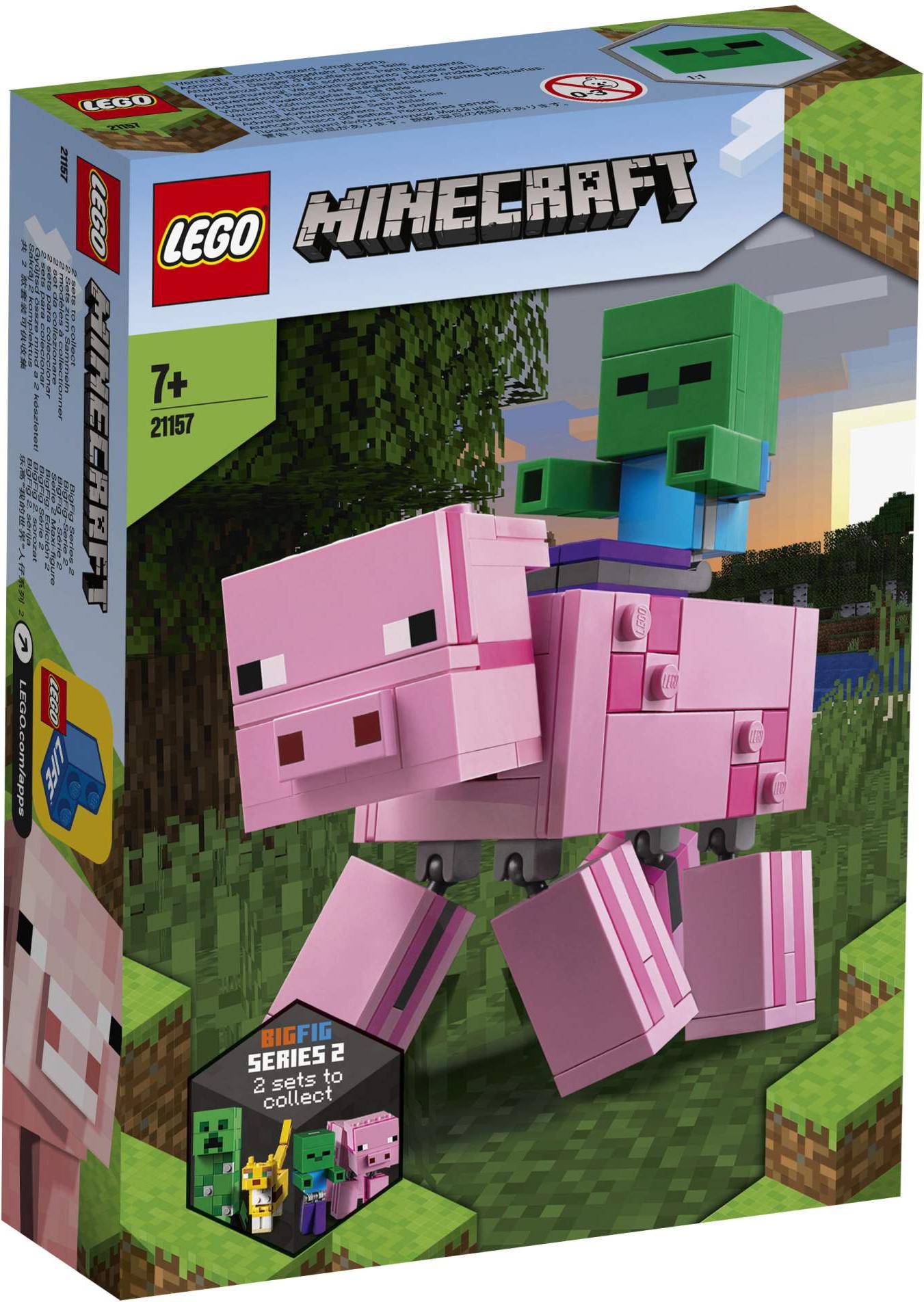 

Конструктор LEGO MINECRAFT Свинья и Зомби-ребёнок [21157], MINECRAFT Свинья и Зомби-ребёнок