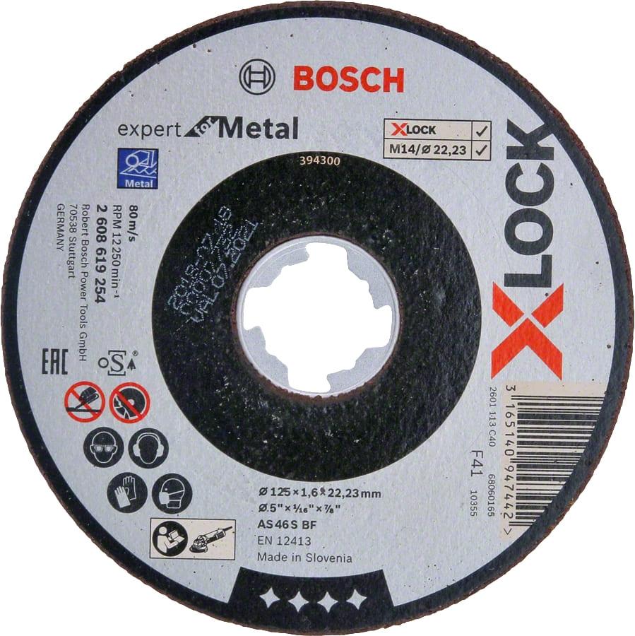 

Отрезной круг Bosch Expert for Metal D125 22,23 1,6 мм X-LOCK [2.608.619.254], Отрезной круг Bosch Expert for Metal D125 22,23 1,6 мм X-LOCK 2.608.619.254