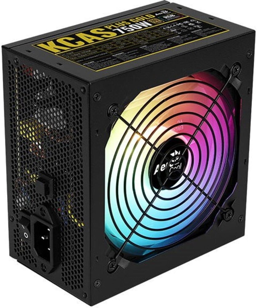 

Блок питания AeroCool KCAS PLUS GOLD 750W, Блок питания AeroCool KCAS Plus Gold 750W