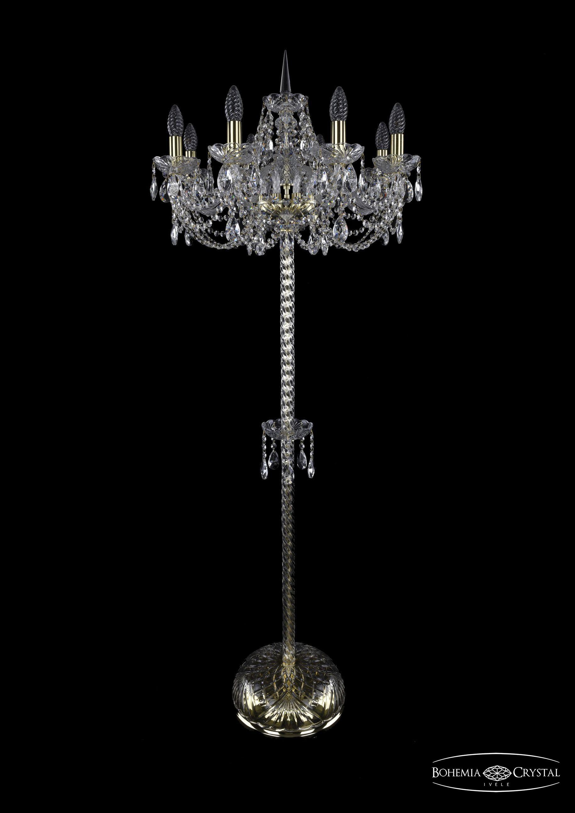 

Подвесная люстра Bohemia Ivele Crystal 1406T2/8/195-160/G, Торшер Bohemia Ivele Crystal 1406T2/8/195-160/G