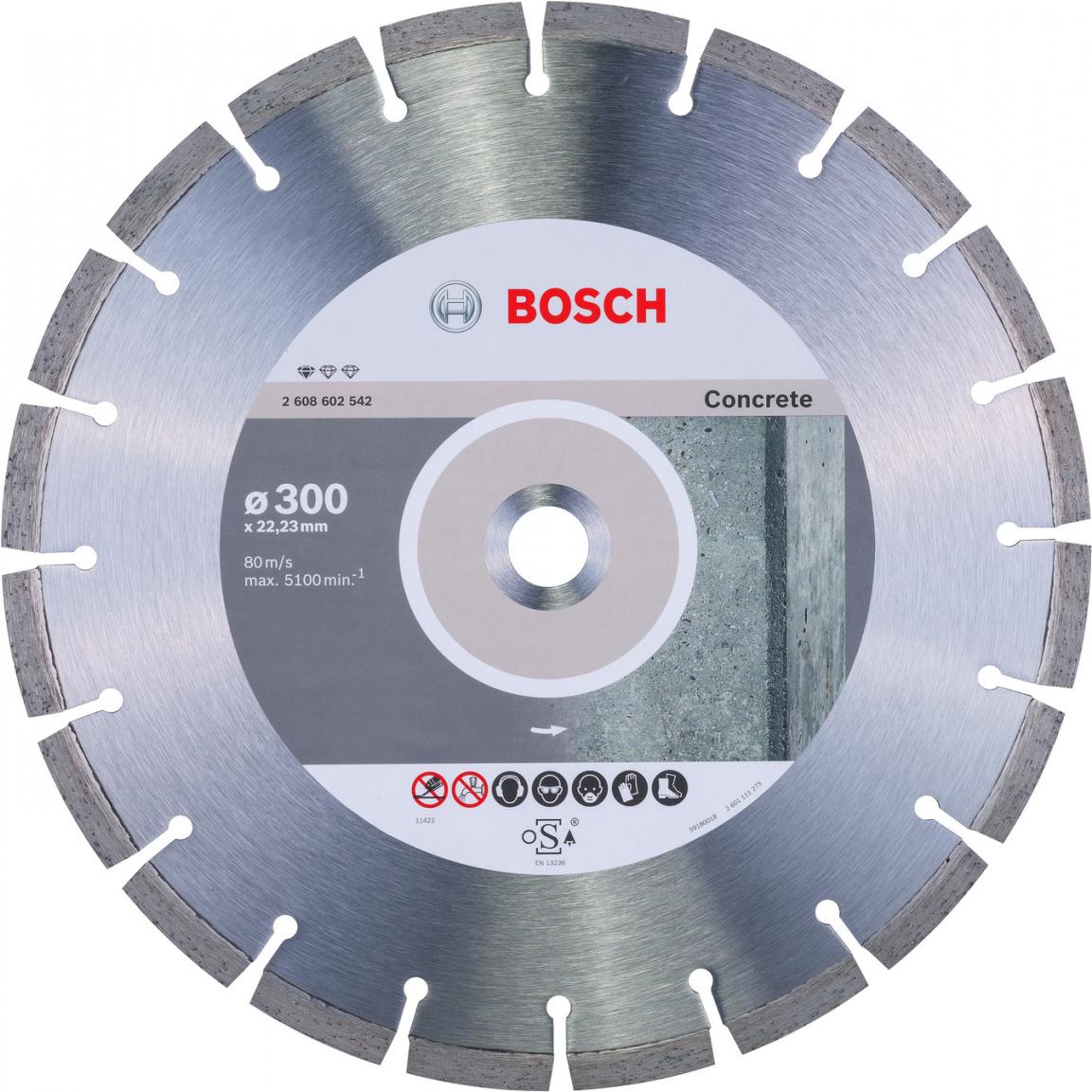 

Алмазный диск Bosch 300х22 мм Standard for Concrete [2.608.602.542], 300х22 мм Standard for Concrete